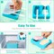 Silicone Popsicle Molds, Reusable BPA Free Ice Popsicle Mould 2 Pieces Popsicle Molds Easy to Pop out Dishwasher Safe Ice Pop Maker(Blue)